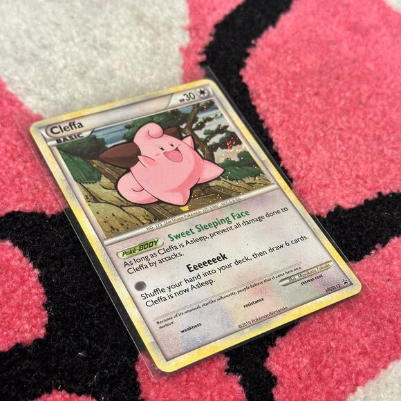 Cleffa HGSS12 – Pokémon TCG Black Star Promo – Holo – As Pictured - Picture 1 of 6